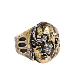KO-OMOTE RING | BRASS & 925 STERLING SILVER - JewelryLab