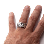 LARGE BHVA RING | 925 STERLING SILVER