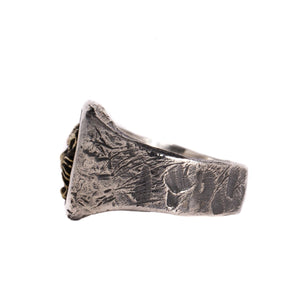 MIXED METAL PANTHER RING | 925 STERLING SILVER & BRASS - JewelryLab