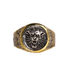 MIXED METAL PANTHER RING | BRASS & 925 STERLING SILVER - JewelryLab