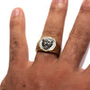 MIXED METAL PANTHER RING | BRASS & 925 STERLING SILVER - JewelryLab