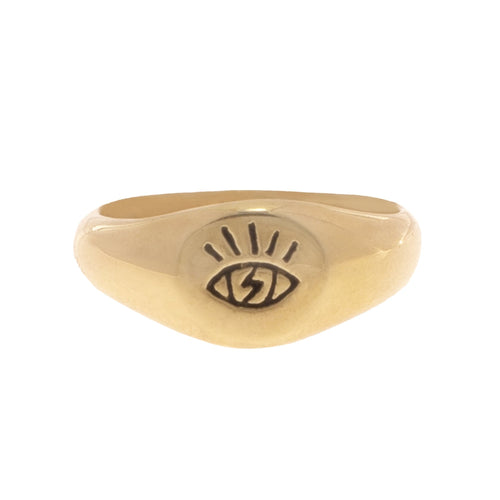 OPEN EYE RING | BRASS - JewelryLab