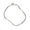 SMALL RECTANGULAR CHAIN NECKLACE | 925 STERLING SILVER - JewelryLab