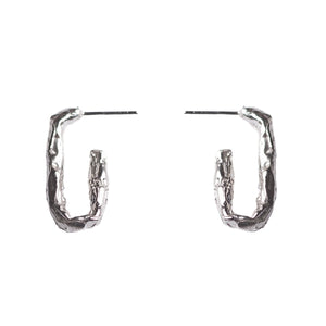 ULA OPEN LOOP EARRINGS | 925 STERLING SILVER - JewelryLab