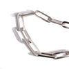 XL RECTANGULAR CHAIN LINK NECKLACE | 925 STERLING SILVER - JewelryLab