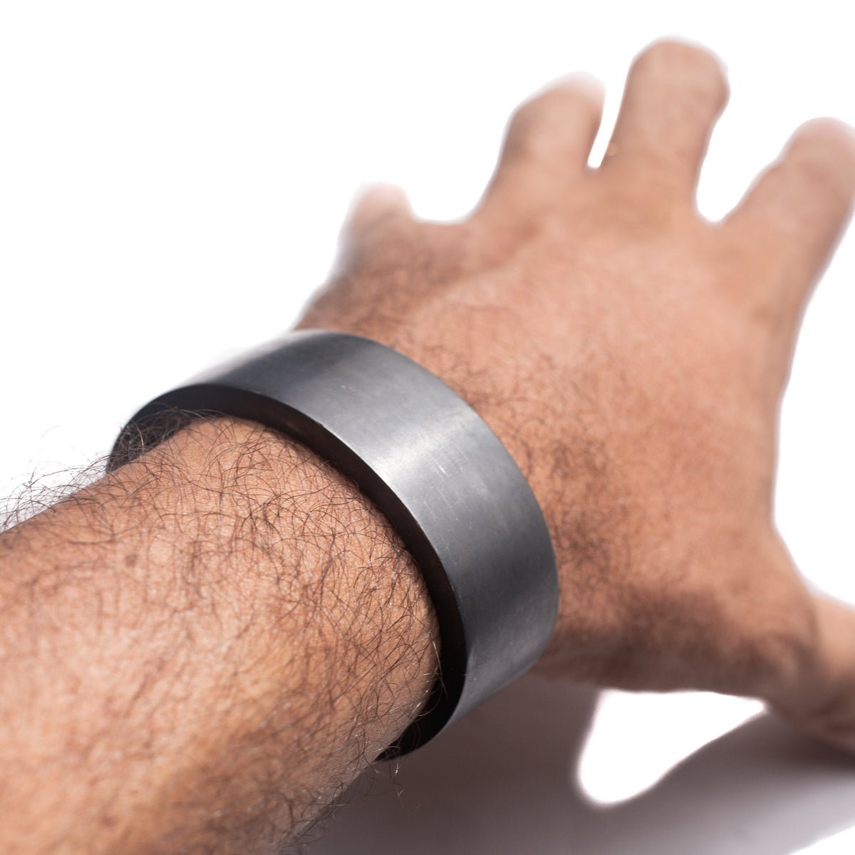 XXL MINIMAL OXIDIZED BRACELET | 925 STERLING SILVER