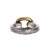 ZAKRA RING MIXED METAL RING | 925 STERLING SILVER & BRASS - JewelryLab